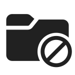 Folder Junk SVG Icon